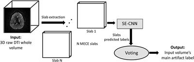 Automated Multiclass Artifact Detection in Diffusion MRI Volumes via 3D Residual Squeeze-and-Excitation Convolutional Neural Networks